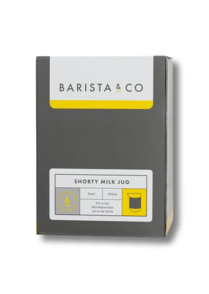 Barista & Co - Shorty Milk Jug Steel - 600 ml