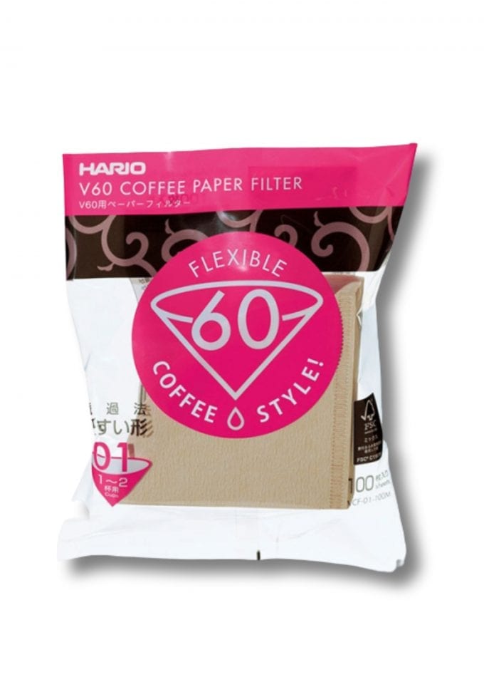Hario V60 Misarashi papierové filtre - 100 ks