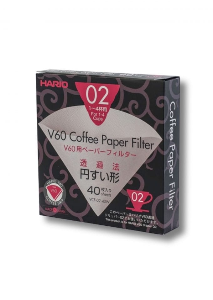 Hario V60 papierové filtre - 40 ks