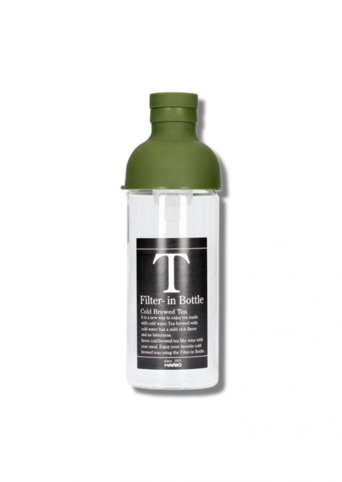 Hario Cold Brew Tea Filter-In Bottle - 300 ml Olive Green