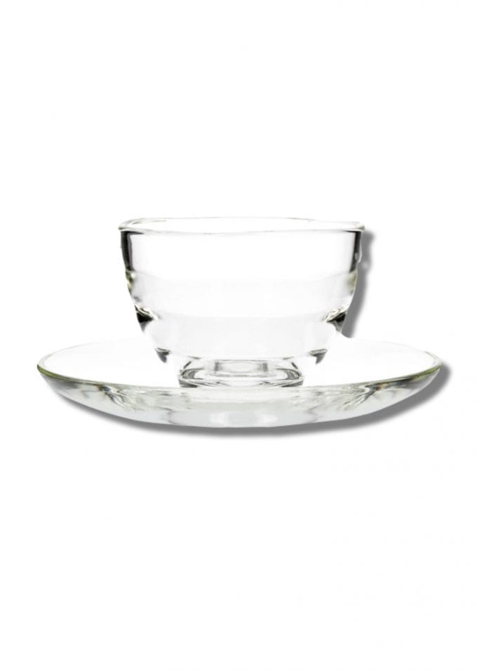 Hario Donau 800 ml Tea Pot + Yunomi Tea Glass Set